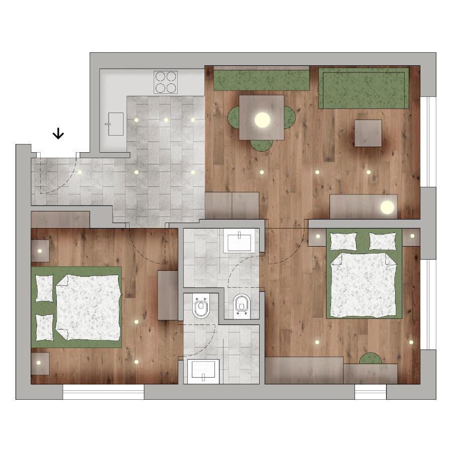 Residence Villa Al Sole Corvara In Badia Ngoại thất bức ảnh